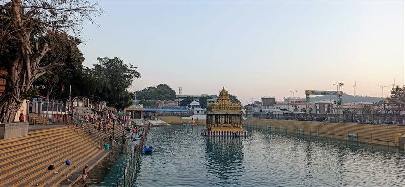 Sri Varaha Swamy Temple beside Swami Pushkarini in Tirumala